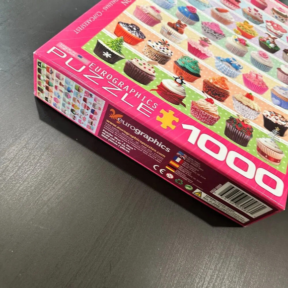 EUROGRAPHICS 1000 piece "Cupcake Celebration" Puzzle - Picture 4 of 6